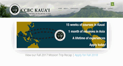 Desktop Screenshot of ccbckauai.com